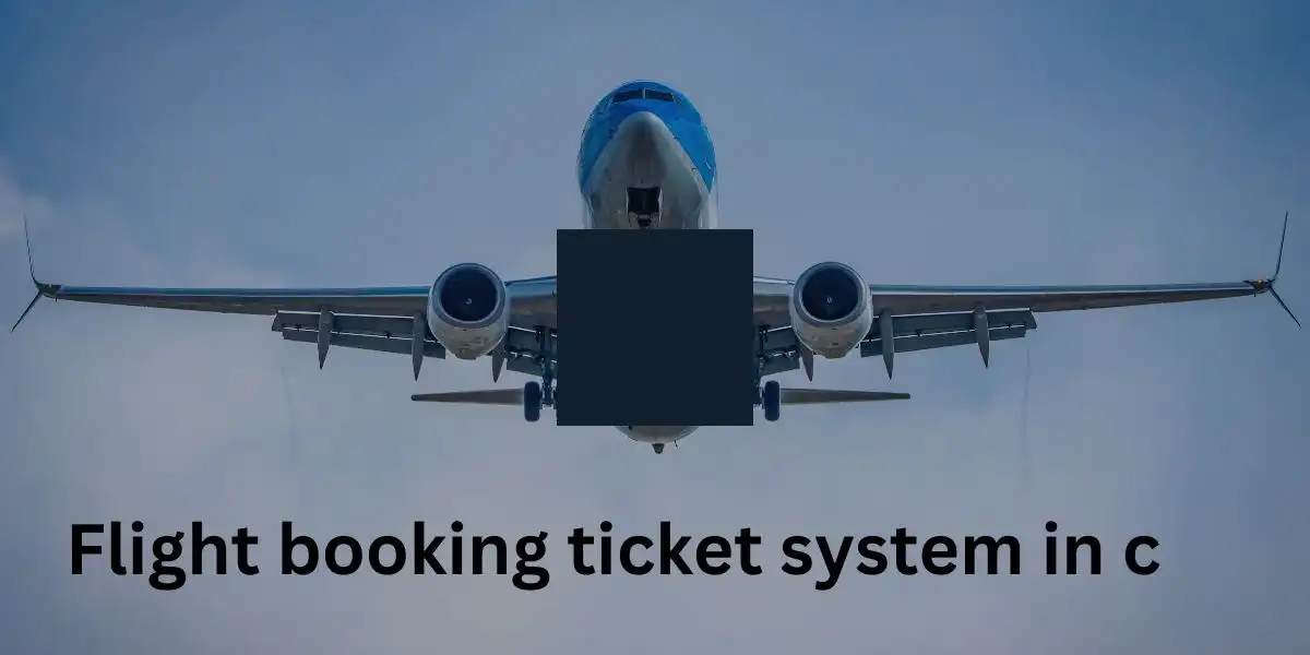 Flight booking program in c language