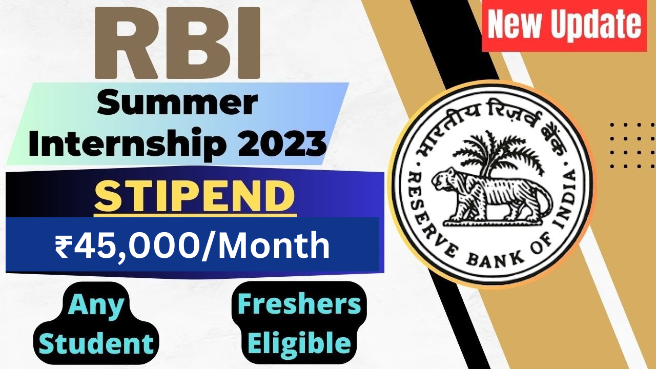 Exclusive RBI Paid Internship Eligibility, Application, and Start